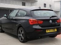 Used BMW 118 Sport Line 2017 Sapphire black Hatchback