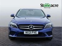 Used Mercedes C200 180 HP (132 kW) 2021 Blue Sedan