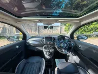 Used Fiat 500 Lounge 69 HP (50 kW) 2017 Black Hatchback