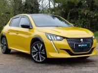Used Peugeot 208 GT-line 129 HP (94 kW) 2020 Yellow Hatchback