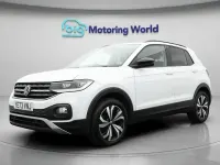 Used VW T-Cross Black Edition 95 HP (69 kW) 2023 White SUV
