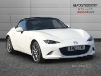 Used Mazda MX5 Exclusive-Line 132 HP (97 kW) 2023 White Cabriolet
