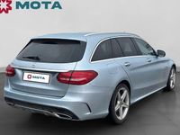 Used Mercedes C220 AMG line 170 HP (125 kW) 2018 Silver Estate
