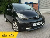 Used Toyota Aygo Style 68 HP (50 kW) 2014 Black Hatchback