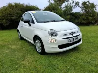 Used Fiat 500 Pop 69 HP (50 kW) 2016 White Hatchback