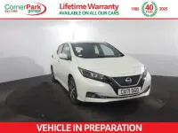 Used Nissan Leaf Acenta 110 kW (150 HP) 2021 White Hatchback