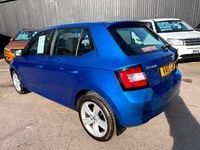 Used Skoda Fabia SE L 90 HP (66 kW) 2015 Blue Hatchback