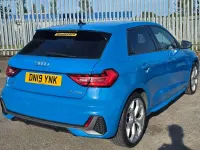 Used Audi A1 Sportback S-Line 116 HP (85 kW) 2019 Blue Hatchback