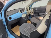 Used Fiat 500 Lounge 69 HP (50 kW) 2016 Blue Hatchback