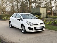 Used Kia Rio 2014 White Hatchback