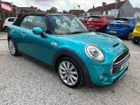 Used Mini Cooper S Cabriolet 189 HP (139 kW) 2016 Turquoise Cabriolet