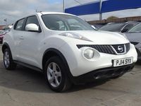 Used Nissan Juke Visia 94 HP (69 kW) 2014 White SUV