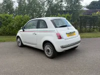 Used Fiat 500 Lounge 85 HP (62 kW) 2011 White Hatchback