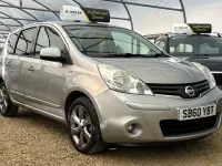 Begagnad Nissan Note N-TEC 110 HK (80 kW) 2011 Silver Halvkombi