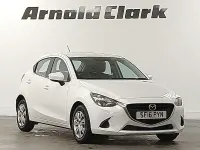 Used Mazda 2 75 HP (55 kW) 2016 White Hatchback