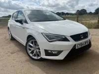 Used Seat Leon FR 2015 White Hatchback