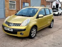 Used Nissan Note SE 2007 Yellow Hatchback