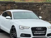 Used Audi A5 Sportback S-Line 245 HP (180 kW) 2015 White Hatchback