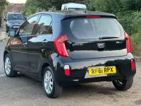 Used Kia Picanto 85 HP (62 kW) 2011 Black Hatchback
