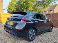 Used Nissan Leaf Tekna 110 kW (150 HP) 2018 Black Hatchback