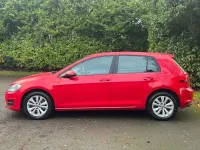 Used VW Golf VII SE 122 HP (89 kW) 2014 Red Hatchback
