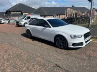 Used Audi A4 Black Edition 190 HP (139 kW) 2015 White Sedan