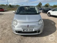 Used Fiat 500 Sport 75 HP (55 kW) 2009 Silver Cabriolet
