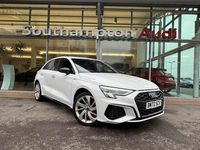 Used Audi A3 Sportback e-tron S-Line 2024 White Hatchback