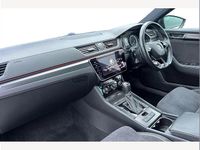 Used Skoda Superb SportlinePlus 190 HP (139 kW) 2021 White Hatchback