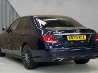 Used Mercedes E300 AMG line 245 HP (180 kW) 2020 Blue Sedan