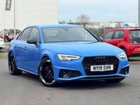 Used Audi A4 Black Edition 245 HP (180 kW) 2019 Blue Sedan
