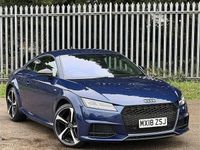 Used Audi TT Black Edition 180 HP (132 kW) 2018 Blue Coupe