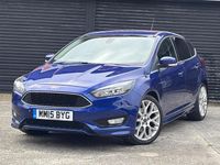 Used Ford Focus Zetec 2015 Blue Hatchback
