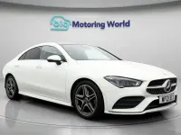 Used Mercedes CLA180 AMG line 136 HP (100 kW) 2021 White Coupe