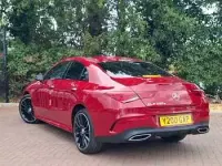 Used Mercedes CLA250e AMG Line Premium Plus 218 HP (160 kW) 2023 Red Coupe