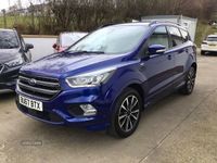 Used Ford Kuga ST-Line 120 HP (88 kW) 2017 Blue SUV