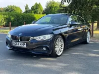 Used BMW 420 Coupé Luxury Line 184 HP (135 kW) 2017 Blue Coupe