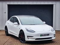 Used Tesla Model 3 Performance 461 kW (627 HP) 2020 White Sedan