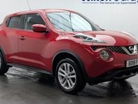 Used Nissan Juke Acenta 116 HP (85 kW) 2018 Red SUV