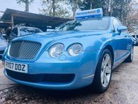Used Bentley Continental 552 HP (405 kW) 2007 Blue Sedan
