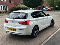 Used BMW 116 Sport Line 2016 White Hatchback