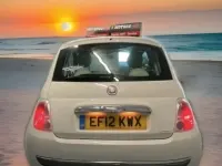 Used Fiat 500 Lounge 69 HP (50 kW) 2012 White Hatchback