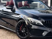 Used Mercedes C220 AMG line 167 HP (122 kW) 2016 Black Cabriolet