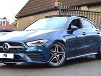 Used Mercedes CLA180 AMG Line Premium Plus 136 HP (100 kW) 2020 Blue Sedan