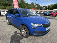 Used Skoda Karoq SE Technology 116 HP (85 kW) 2019 Blue SUV