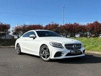 Used Mercedes C200 AMG line 184 HP (135 kW) 2019 White Coupe