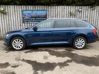 Used Skoda Superb SE Technology 150 HP (110 kW) 2018 Blue Estate
