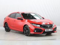 Begagnad Honda Civic Sport 182 HK (133 kW) 2019 Röd Halvkombi