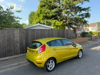 Used Ford Fiesta Zetec 2013 Yellow Hatchback
