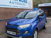 Used Ford Ecosport Titanium 95 HP (69 kW) 2017 Blue SUV